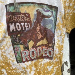 Western bleached t-shirt